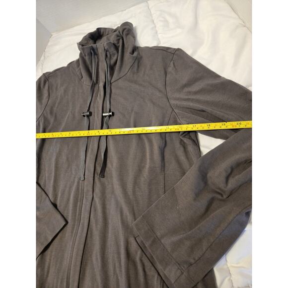 Eileen Fisher Organic Cotton Full Zip Sweatshirt Jacket Sz S M Travel Outdoor - Picture 3 of 8